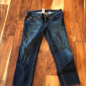 True Religion jeans.  Straight leg.  Size 29-30.
